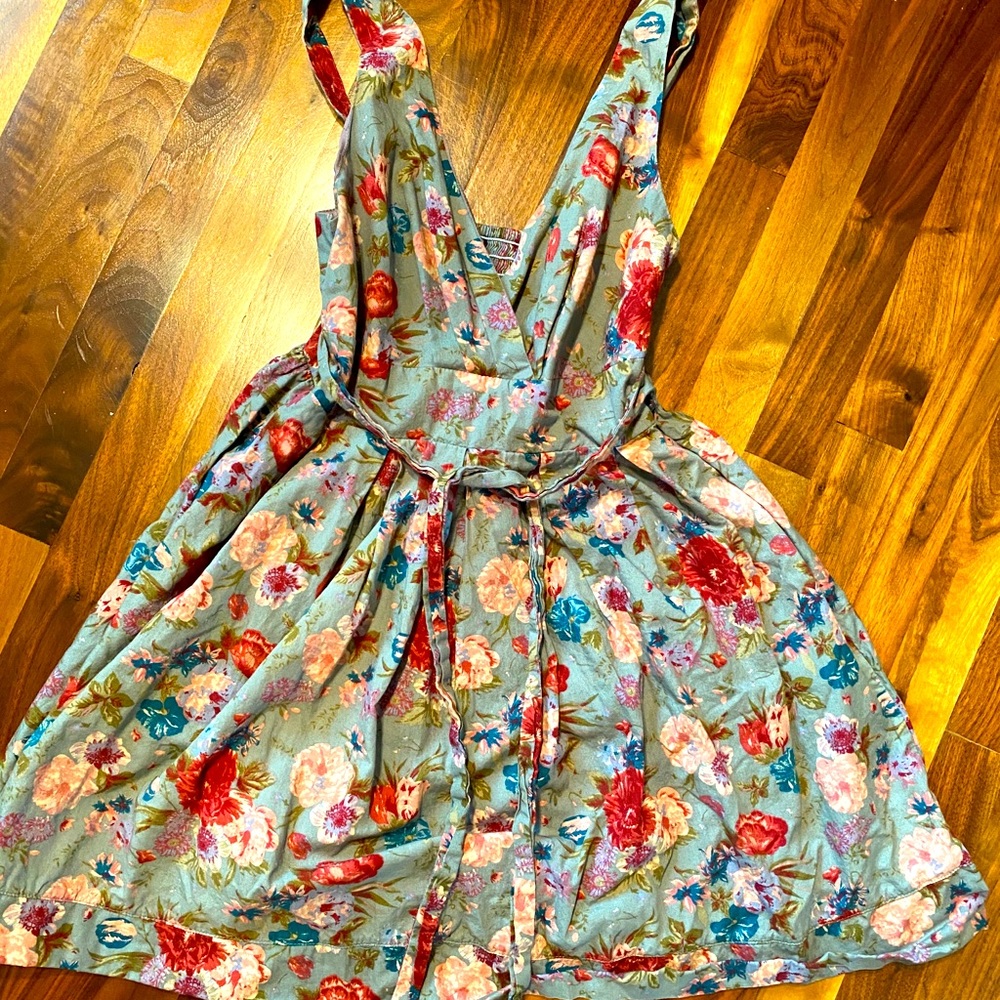Green Floral Dress